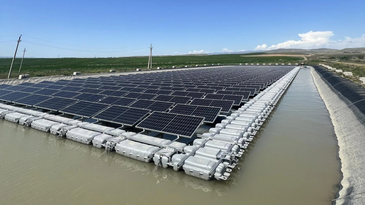 საქართველოში პირველი მოტივტივე მზის ელექტროსადგური აშენდა