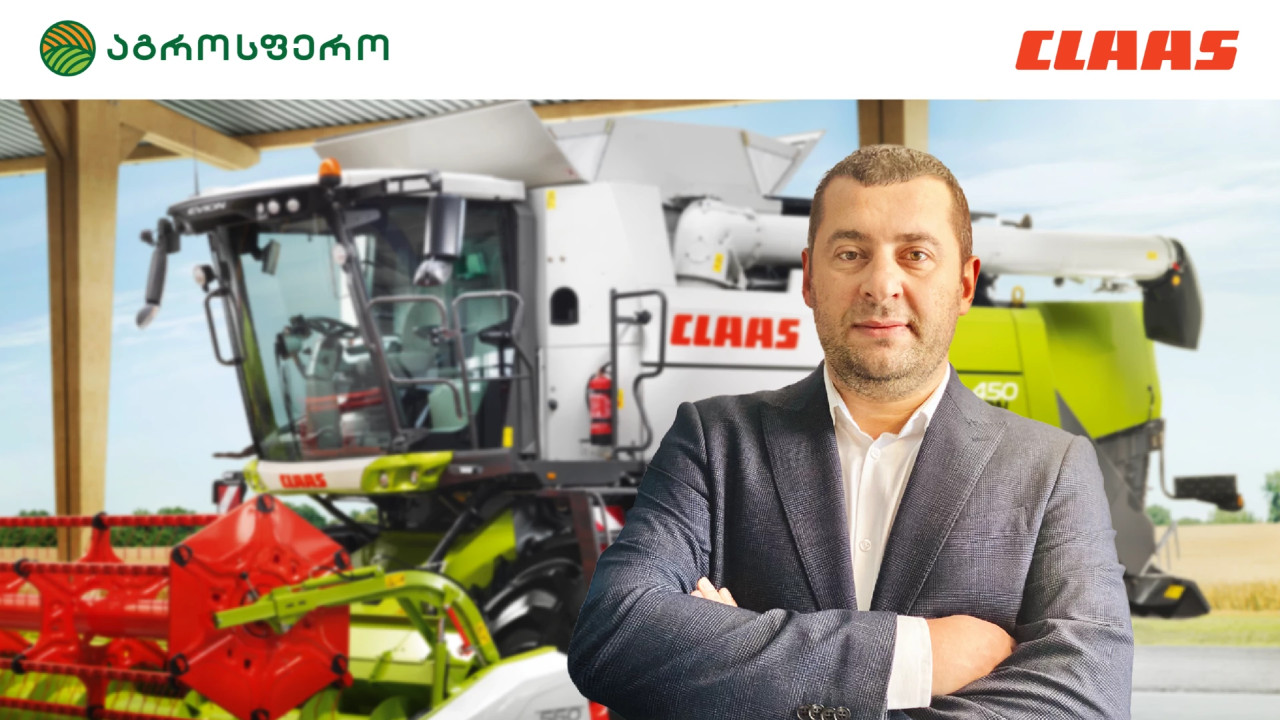 "Smart Farming ზრდის სამუშაოს ხარისხს და ამცირებს ბუნებრივი რესურსების მოხმარებას" – ვლადისლავ სრიბნი, CLAAS-ის წარმომადგენელი