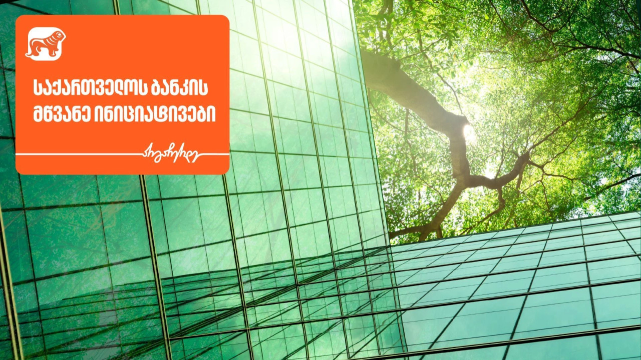 როგორია საქართველოს ბანკის მწვანე ინიციატივები