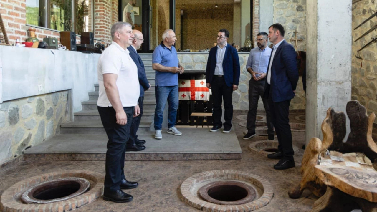 დავით სონღულაშვილმა "ბაბანეურის მარანი" დაათვალიერა