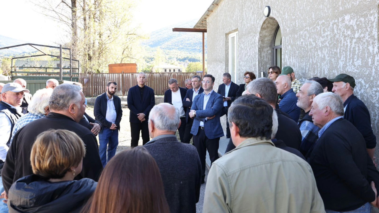 დავით სონღულაშვილმა რაჭაში თაფლის საწარმო დაათვალიერა