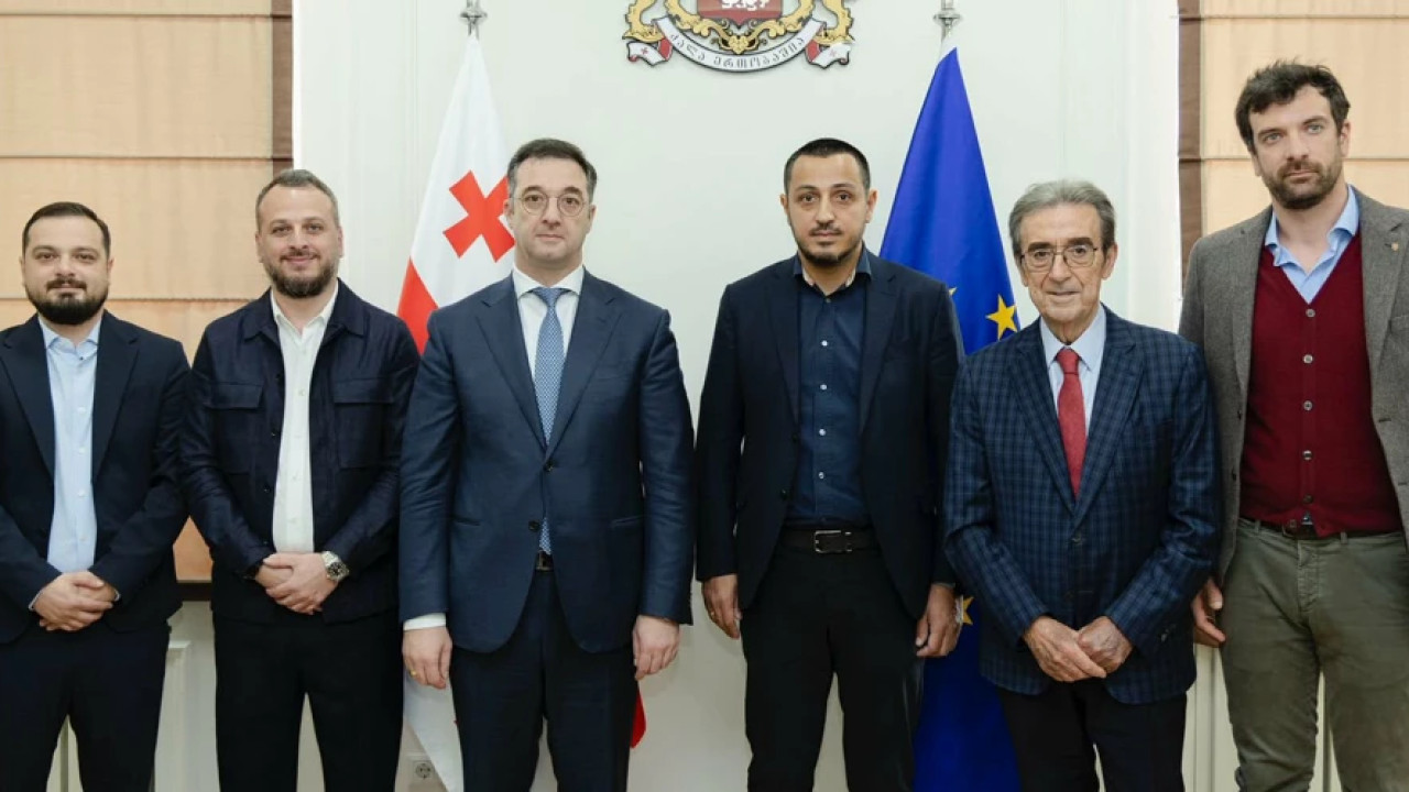 დავით სონღულაშვილი იტალიის მეღვინეთა ასოციაციის პრეზიდენტს და კომპანია "ნიმბის" დამფუძნებლებს შეხვდა