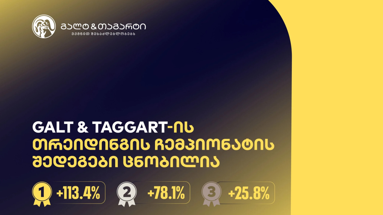 გალტ & თაგარტის თრეიდინგის ჩემპიონატის შედეგები ცნობილია