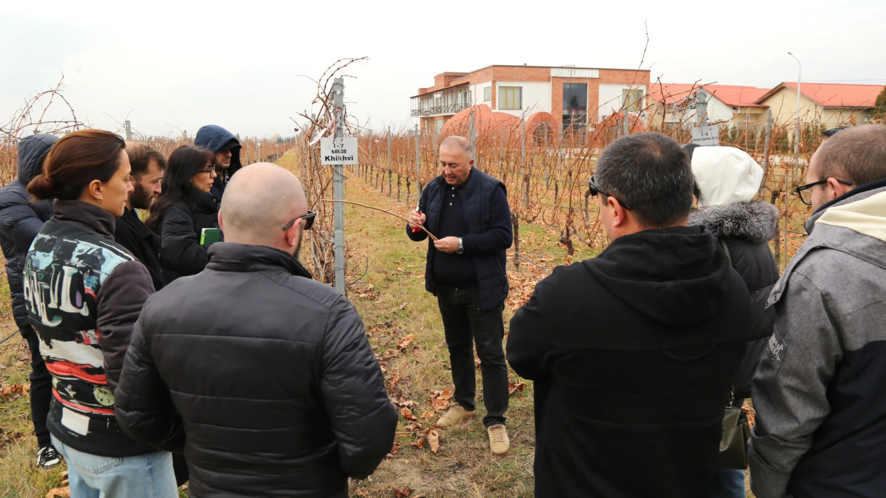 ჯიღაურაში შალვა ხეცურიანის "სომელიეს სკოლის" სასწავლო ჯგუფისთვის სემინარი გაიმართა