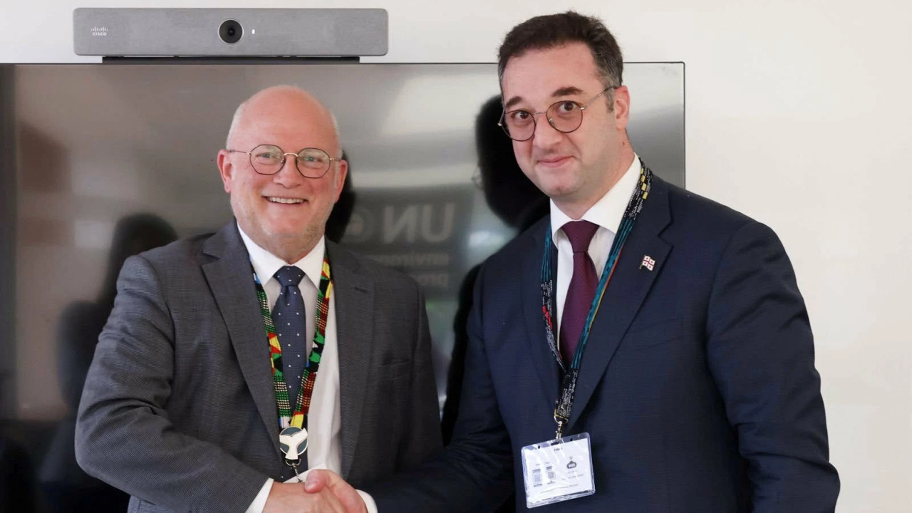 დავით სონღულაშვილი, ნაირობიში, ბელგიის სამეფოს კლიმატის და ეკოლოგიის მინისტრს ჟან-ლუკ კრიუკეს შეხვდა