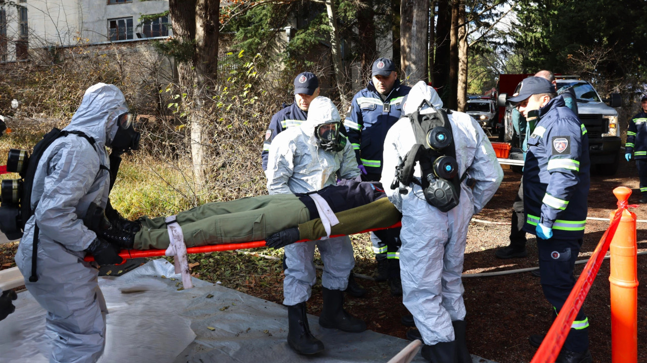საველე-პრაქტიკული სწავლება -"ხანძარსა და რადიოლოგიურ ინციდენტებზე რეაგირება" ჩატარდა