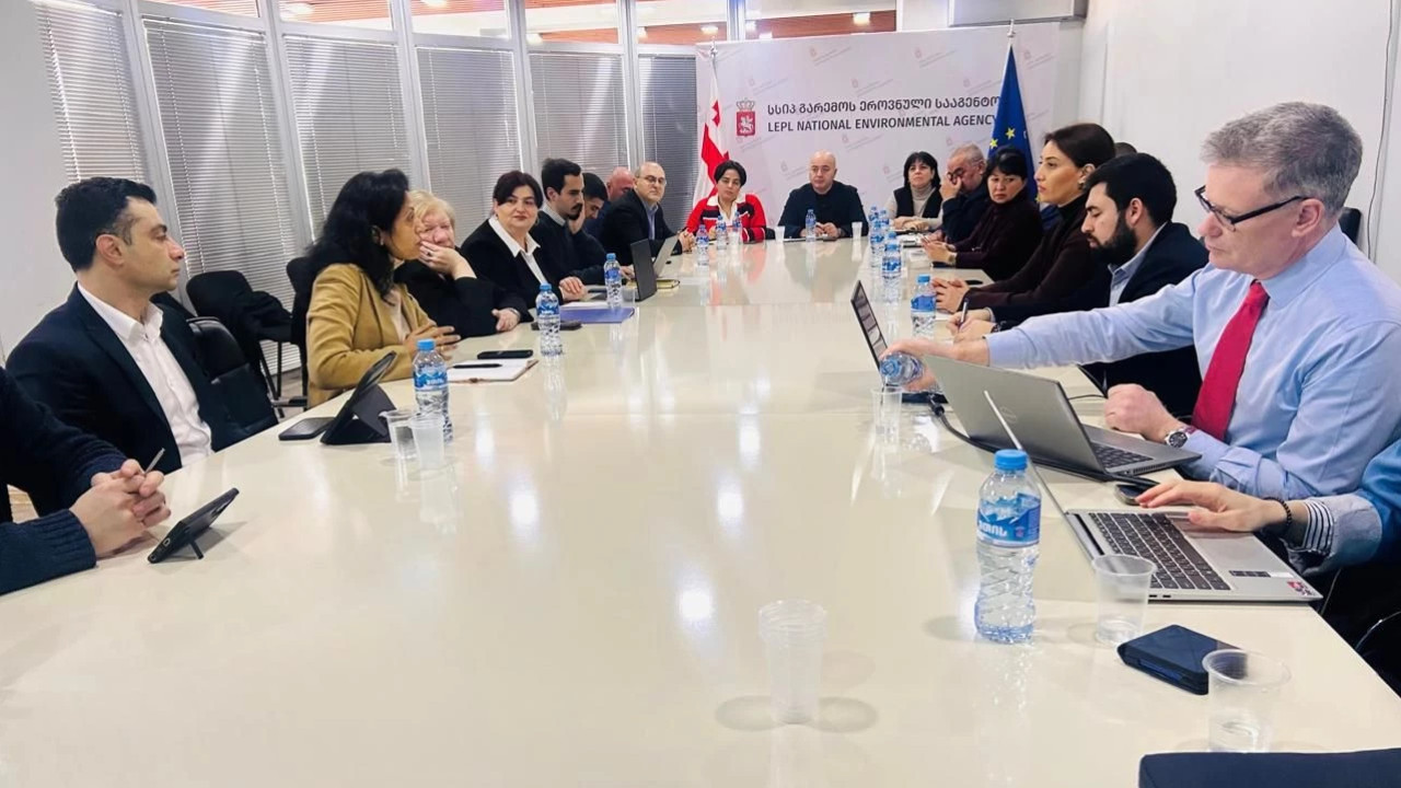 გარემოს ეროვნული სააგენტოს ხელმძღვანელი, წყლის რესურსების მართვის საკითხებზე, მსოფლიო ბანკის და ბრიტანული კომპანიის ექსპერტებს შეხვდა