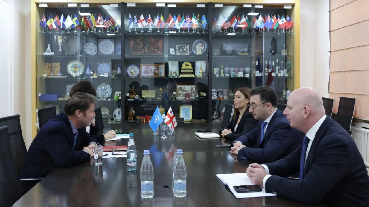 დავით სონღულაშვილი UNDP-ის მუდმივ წარმომადგენელს საქართველოში დაგლას უებს შეხვდა