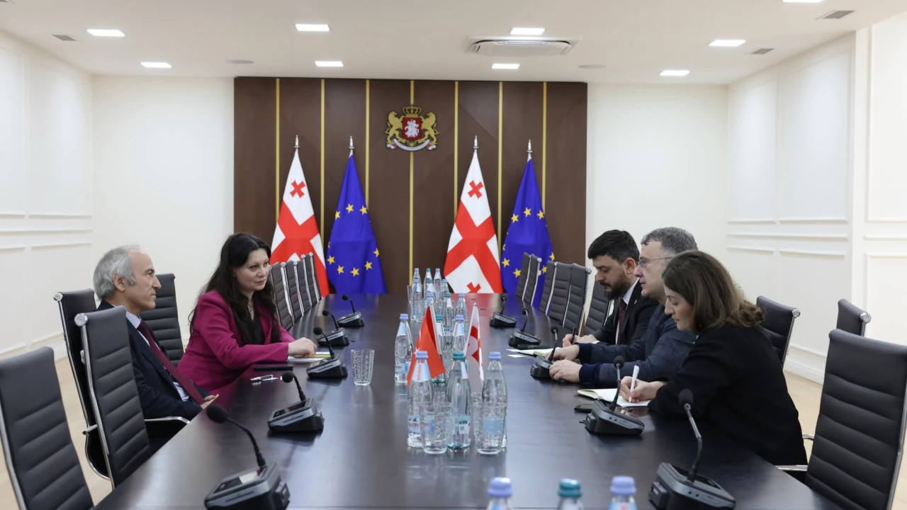 ლაშა დოლიძე თურქეთის თანამშრომლობისა და კოორდინაციის სააგენტოს ოფისის კოორდინატორს სალიჰ ოზერს შეხვდა