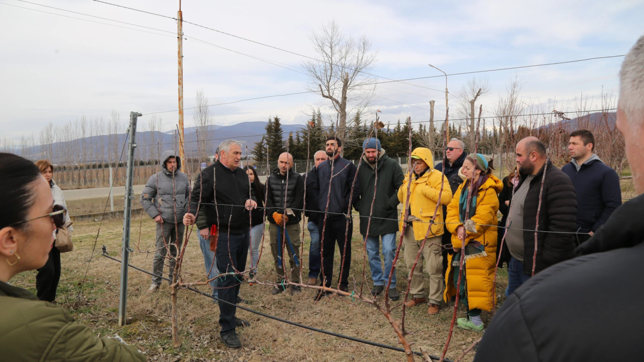 ჯიღაურაში ხეხილის ინტენსიური ბაღების მოვლის თანამედროვე მეთოდებზე სამეცნიერო-პრაქტიკული სემინარი გაიმართა