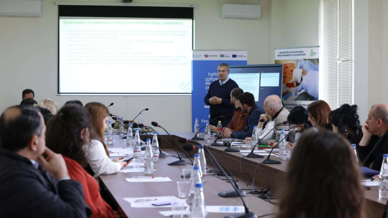 სოფლის მეურნეობის სახელმწიფო ლაბორატორიაში, ევროკავშირის სტანდარტებთან დაახლოების მიზნით, ჩეხმა ექსპერტებმა ტრენინგი ჩაატარეს