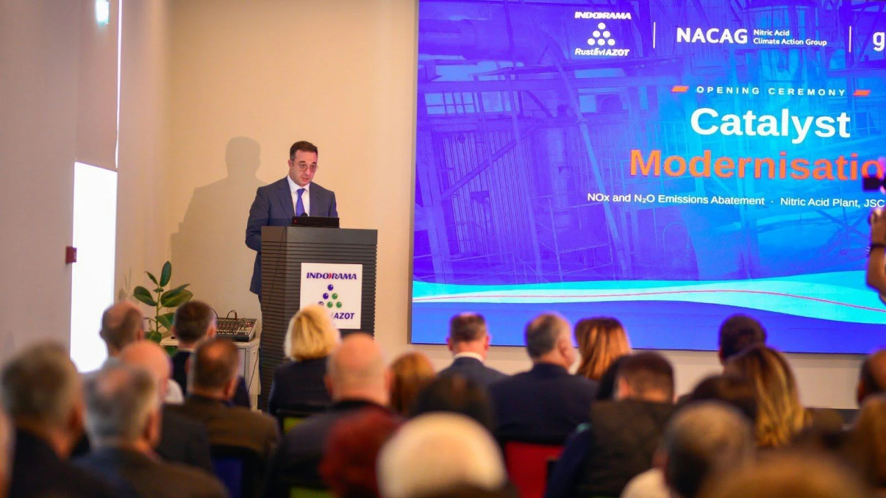 დავით სონღულაშვილმა "რუსთავის აზოტში" მოდერნიზებული რეაქტორის გახსნის ცერემონიაში მიიღო მონაწილეობა