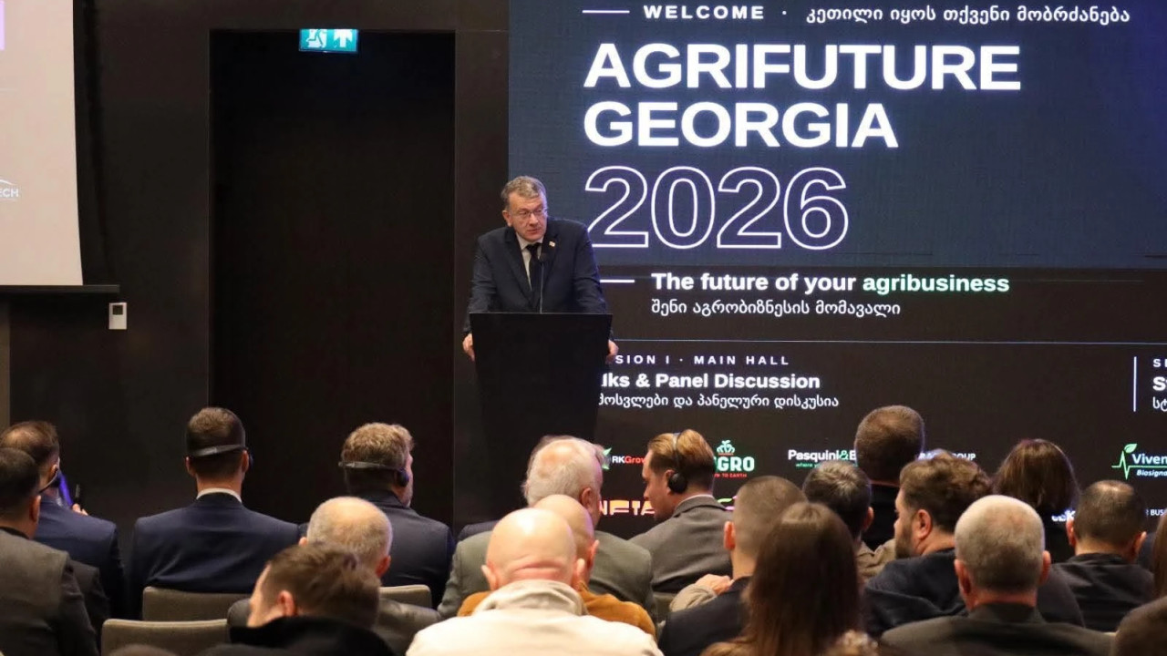 ლაშა დოლიძემ აგროკონფერენცია AGRIFUTURE GEORGIA 2026 გახსნა
